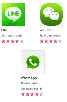Download Aplikasi LINE, WeChat, WhatsApp, Kakao Talk di Hp Nokia