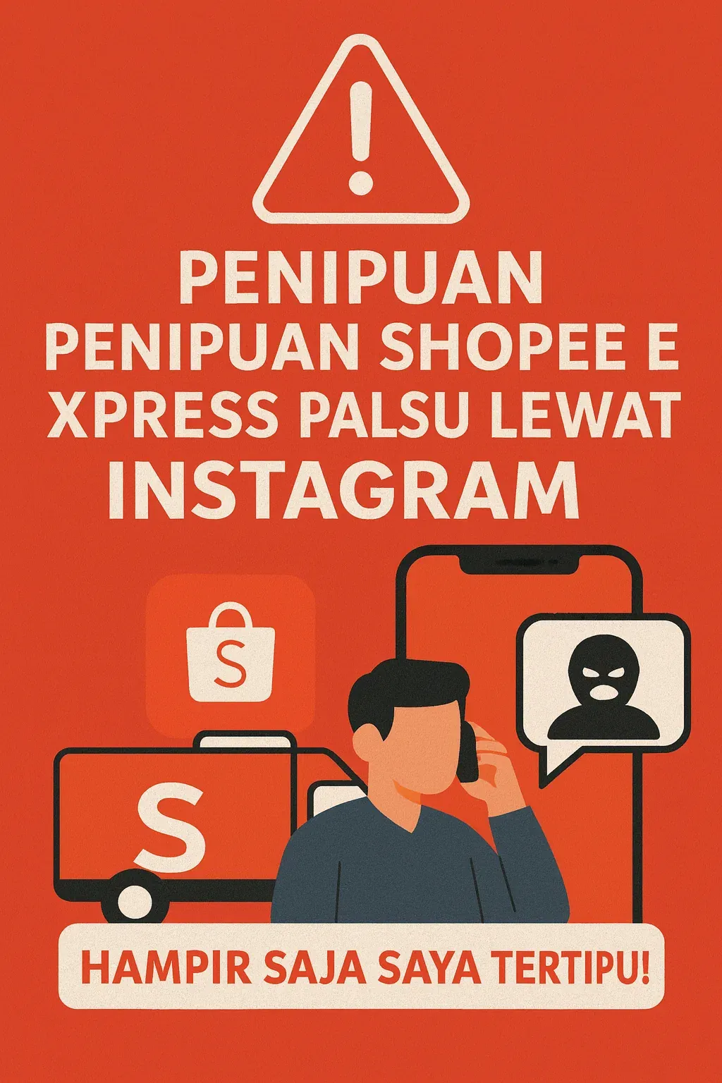 Waspada Penipuan Shopee Express Palsu Lewat Instagram