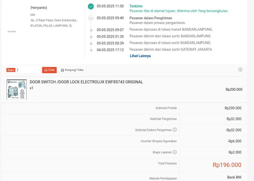 door lock electroluc original