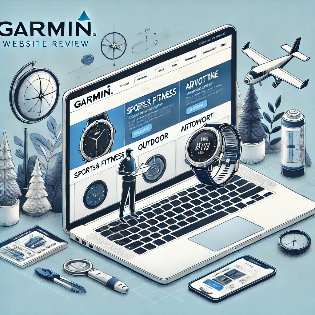 ulasan situs web Garmin.com,